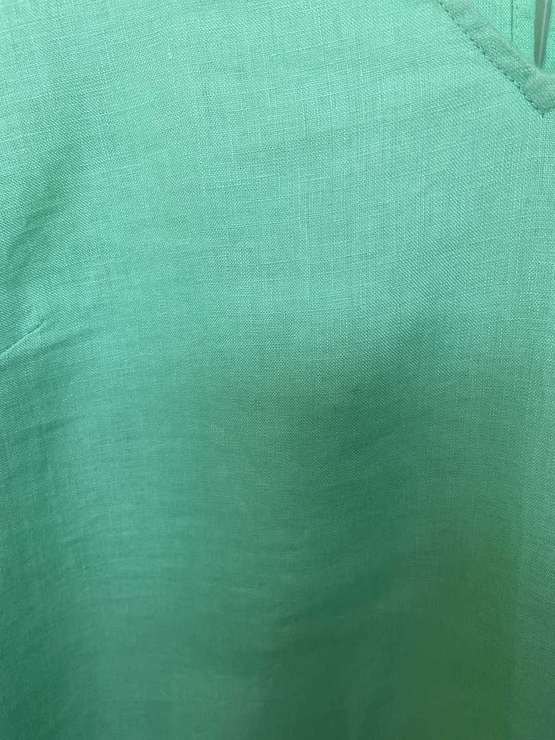 Preloved Excellent condition Womens SEED Heritage Green Linen Summer Dress  Size 6 for sale at GarageSaleIt